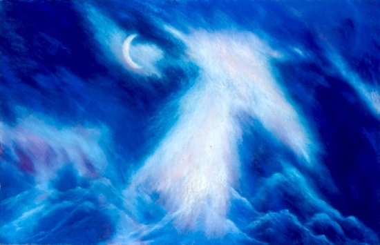 Vivi's Spiritual Soft Pastel Painting 1